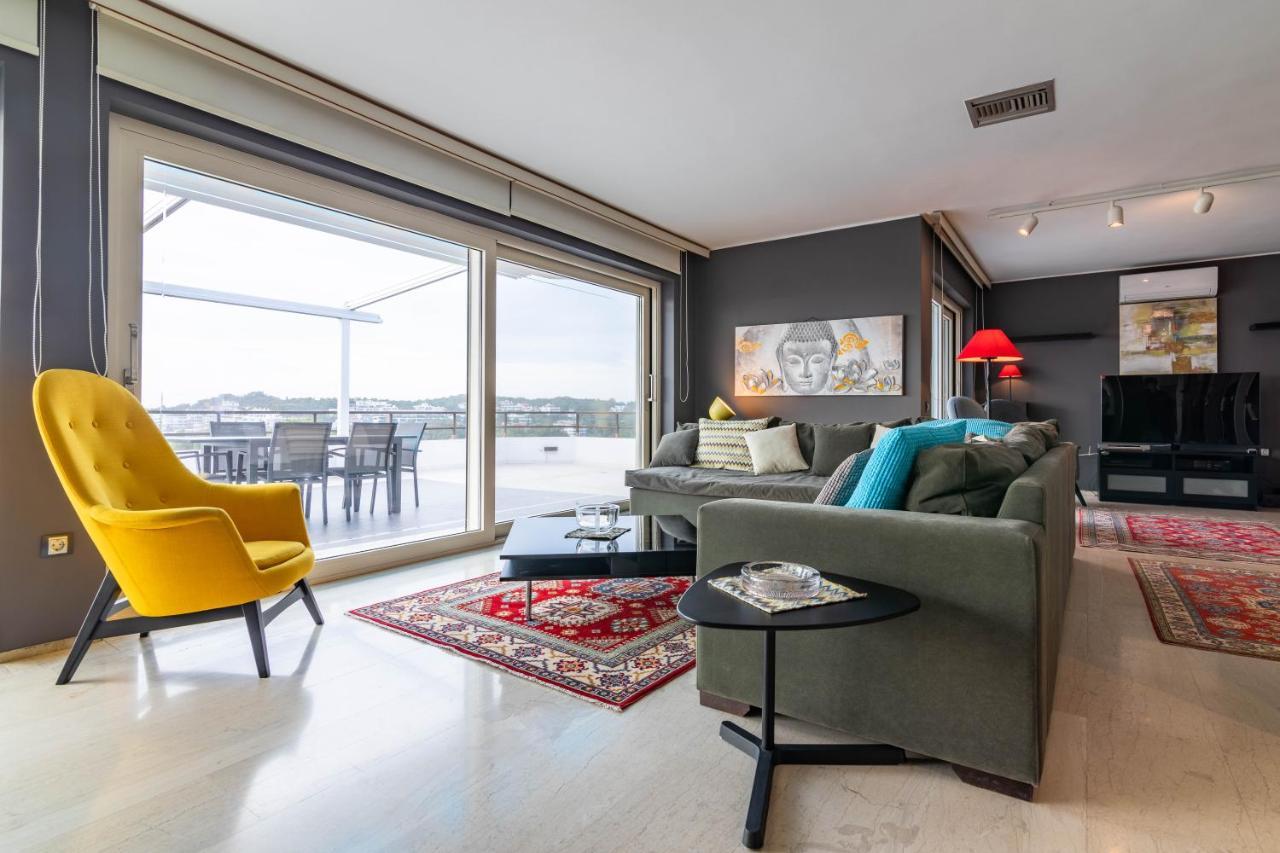 Sunlight House - Palatial Fully Equipped Apartment Near The Sea Ateny Zewnętrze zdjęcie